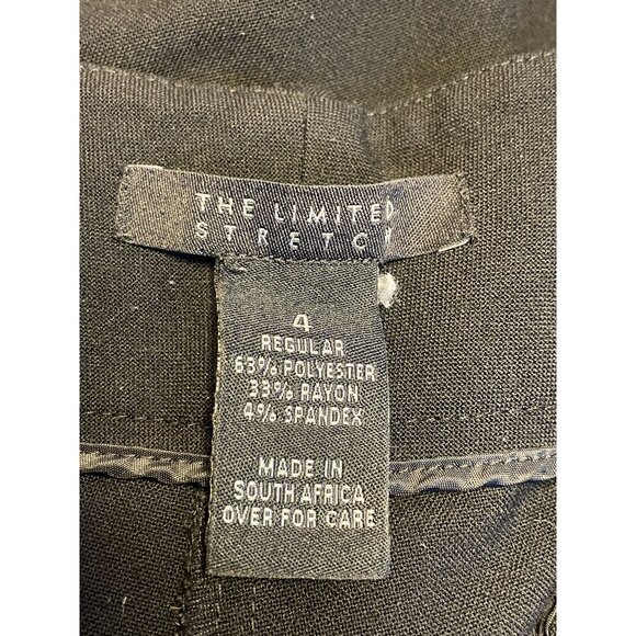 Vintage Limited low rise wide leg stretch trouser pant black Y2K 2003 MAMU0190 - Picture 6 of 7